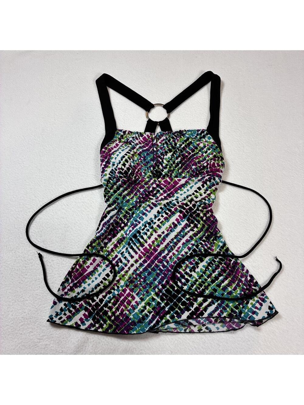 Vintage IZ Byer California babydoll tank top with back tie! Very scene y2k